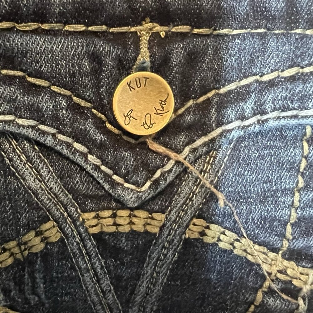 kut from the kloth Women’s Jeans Size 6 Natalie Bootcut Zipper Stretch Pockets - Picture 12 of 16